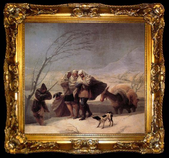 framed  Francisco Goya Winter, ta009-2